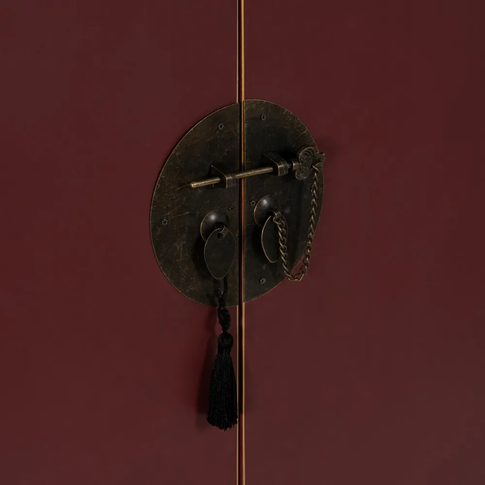 Sifonier rosu burgundy design oriental | Dulapuri dormitor [6]