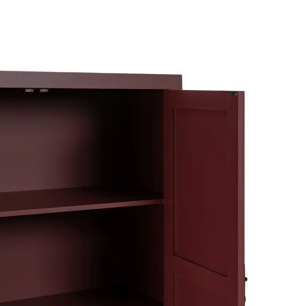 Sifonier rosu burgundy design oriental | Dulapuri dormitor [8]