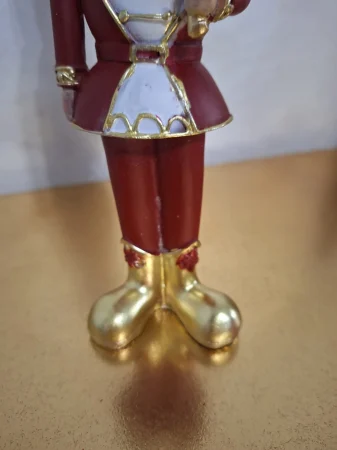 Spargator de nuci rosu auriu| Decor Festiv Craciun | CreativDeco [4]