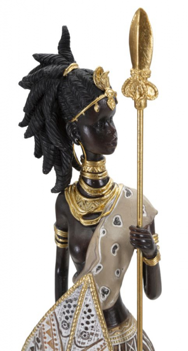 Statueta africana Masai cu copil - CreativDeco.ro [4]