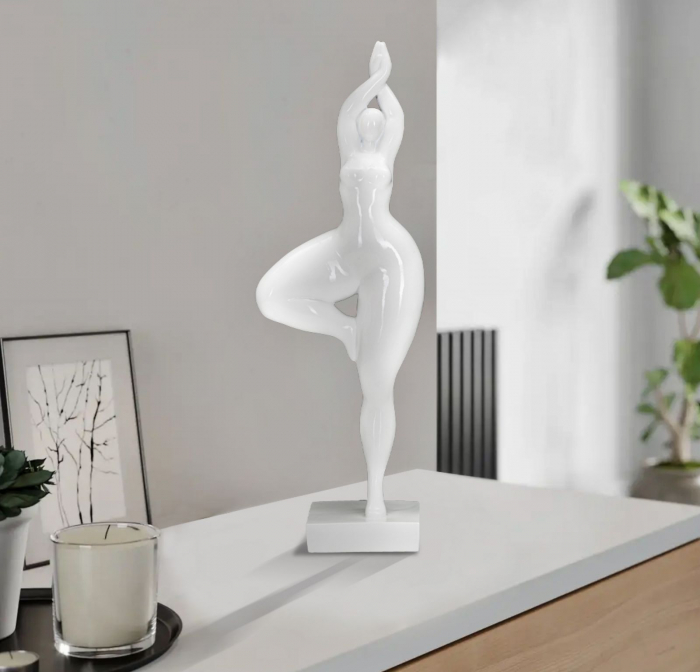 Figurina femeie Yoga decorativa - CreativDeco.ro   [6]