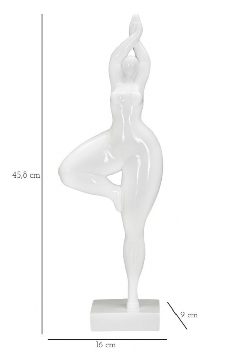 Figurina femeie Yoga decorativa - CreativDeco.ro   [7]