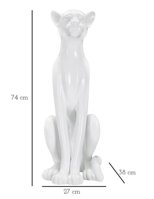 Leopard alb sezand ornamental mare - CreativDeco.ro [8]