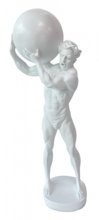 Statueta Atlas Alba | Decor Statement Interior | CreativDeco [1]