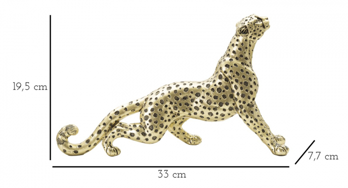 Leopard auriu sezand ornamental - CreativDeco.ro   [6]