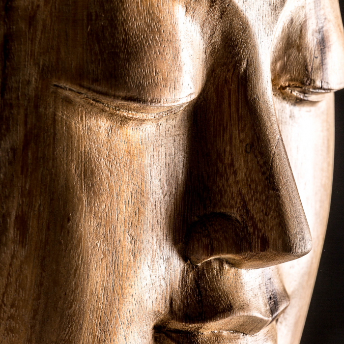 Statueta Buddha lemn tropical|Statuete orientale decorative [2]
