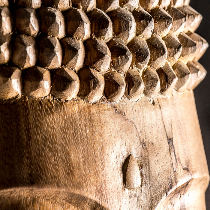 Statueta Buddha lemn tropical|Statuete orientale decorative [4]