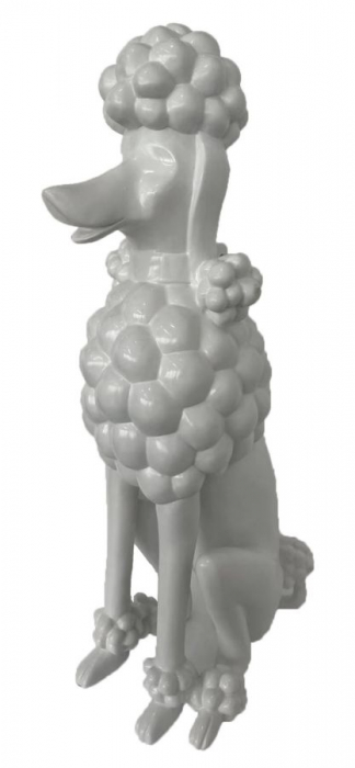 Statueta bichon alb | Decoratiune podea | CreativDeco [1]