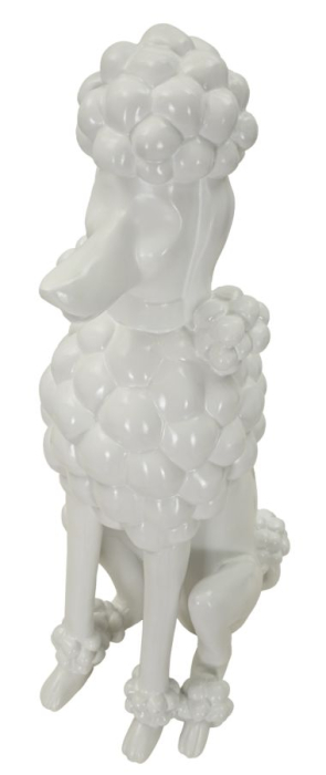 Statueta bichon alb | Decoratiune podea | CreativDeco [6]