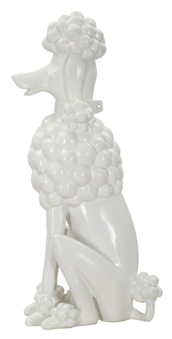 Statueta bichon alb | Decoratiune podea | CreativDeco [3]