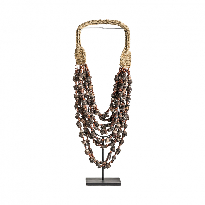 Statueta etnica colier fier scoica|Decoratiuni exotice [1]