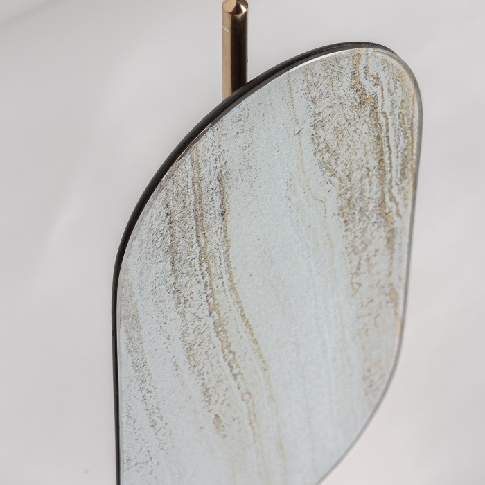 Statueta Art Deco alama cristal alb auriu | Decoratiuni elegante [2]
