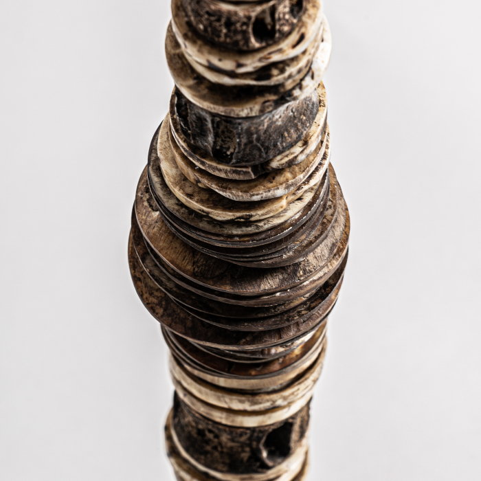 Statueta etnica eleganta fier scoici|Decoratiuni primitive rafinate [2]