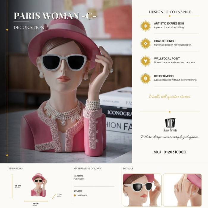 statueta roz perle glam CreativDeco [8]