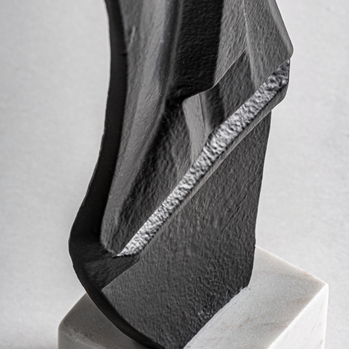 Statueta contemporana aluminiu marmura | Decoratiuni moderne [2]