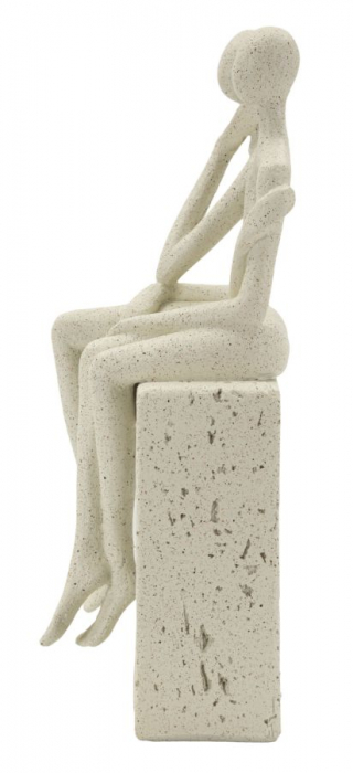 Statuetă rășină bej decor – imagine principală – Coppia Stons [3]