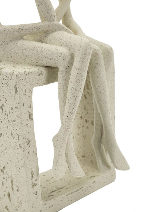 Statuetă rășină bej decor – imagine principală – Coppia Stons [6]