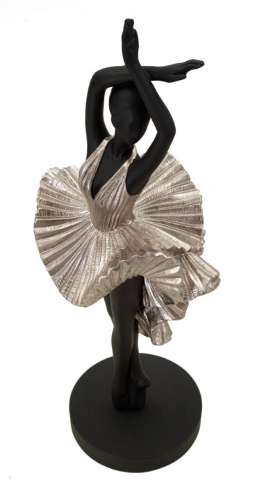 Figurina Donnina Fashion argintie dans - CreativDeco.ro [3]