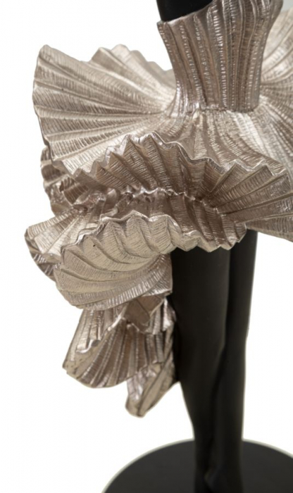 Figurina Donnina Fashion argintie dans - CreativDeco.ro [5]