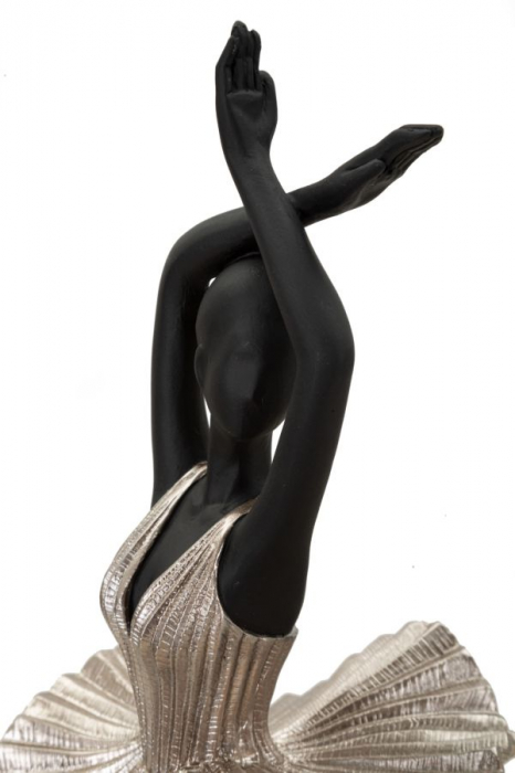 Figurina Donnina Fashion argintie dans - CreativDeco.ro [4]