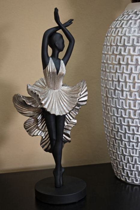 Figurina Donnina Fashion argintie dans - CreativDeco.ro [6]