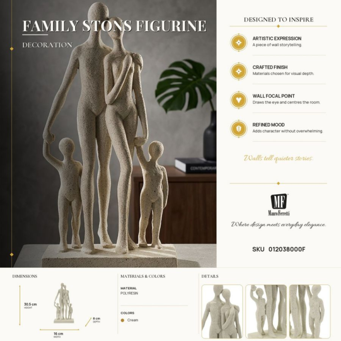 Statuetă familie din rășină – imagine principală – Family Stons [11]