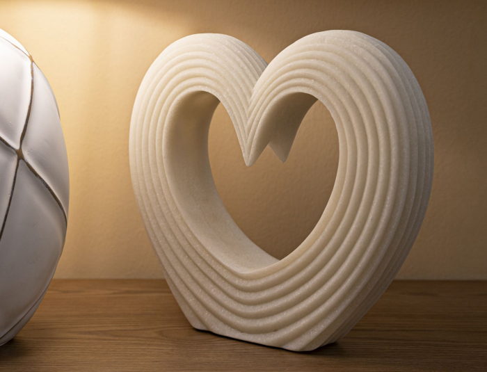 Inima stilizata | Statueta romantica | CreativDeco [6]