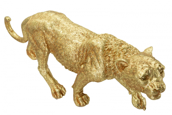 statueta leopard auriu decor CreativDeco [8]