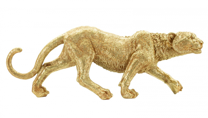 statueta leopard auriu decor CreativDeco [1]
