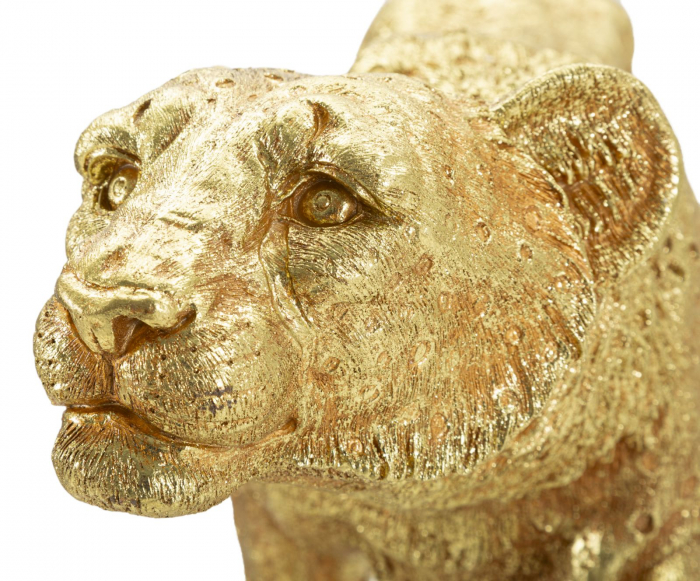 statueta leopard auriu decor CreativDeco [3]
