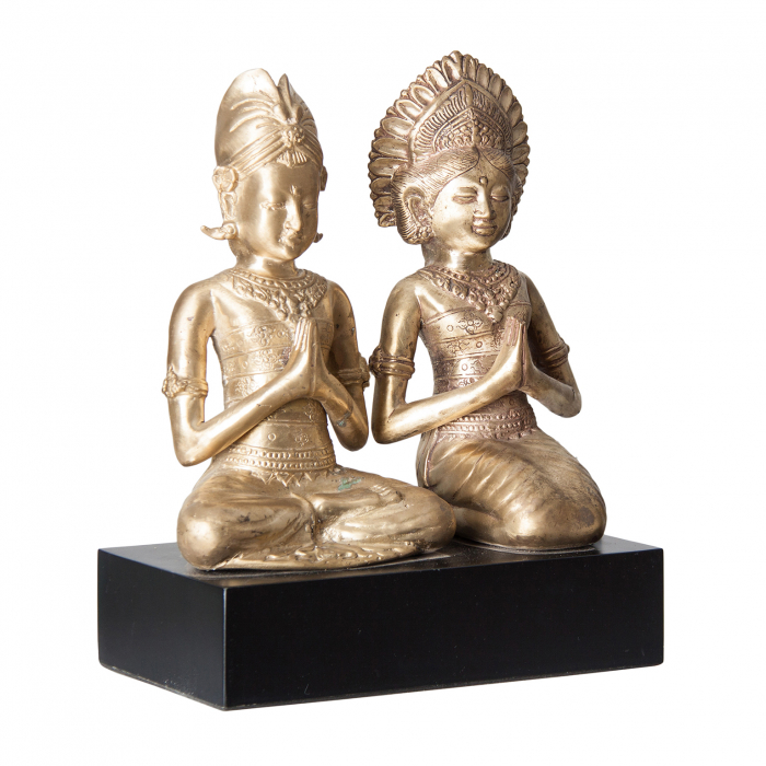 Statueta orientala bronz auriu|Decoratiuni exotice de lux [2]