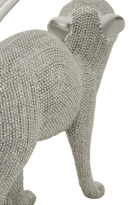 Pisica Argintie Glamour | Decoratiuni Interioare | CreativDeco [3]