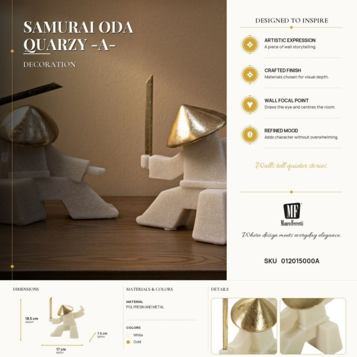 Samurai decorativ | Statueta moderna | CreativDeco [8]