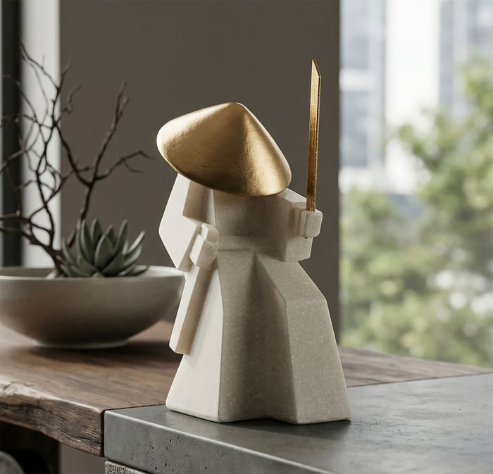 Statueta Samurai Eleganta | Decor Oriental | CreativDeco [2]