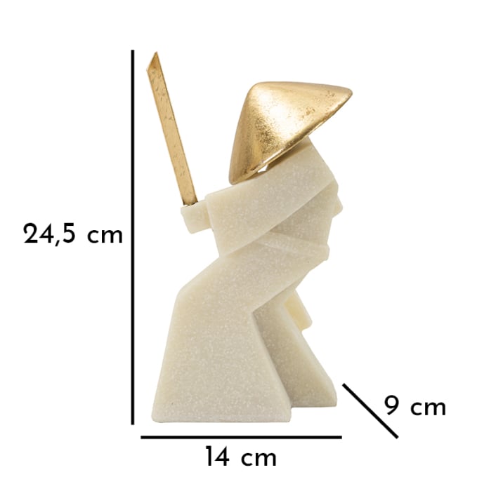Statueta Samurai Eleganta | Decor Oriental | CreativDeco [8]