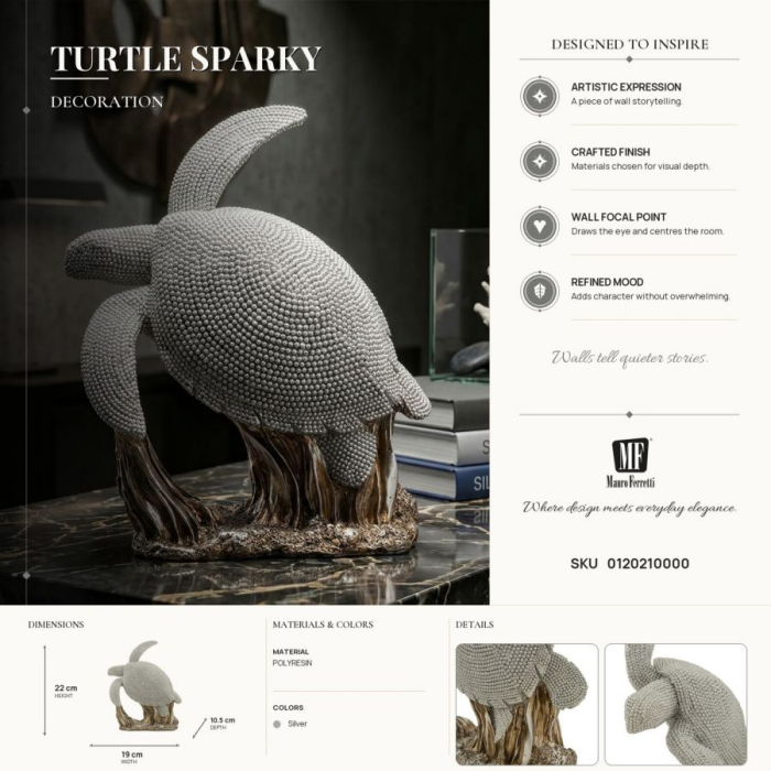 Testoasa Argintie | Decor Marin Elegant | CreativDeco [8]