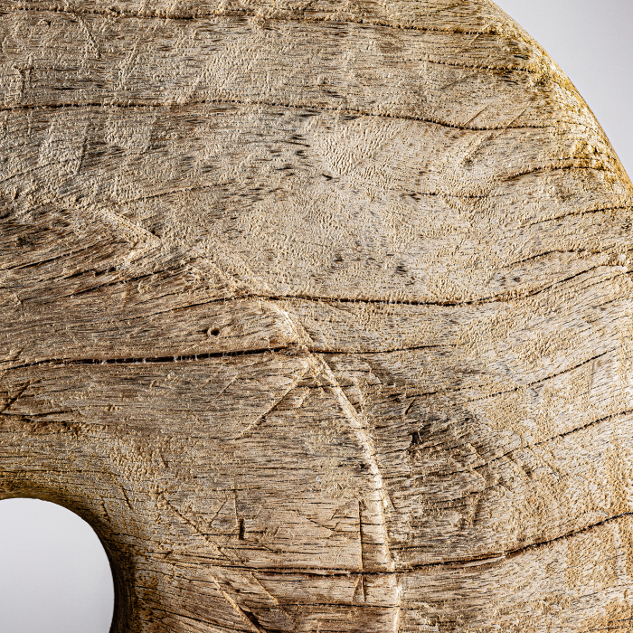 Statueta decorativa etnica lemn reciclat|Arta sustenabila [3]