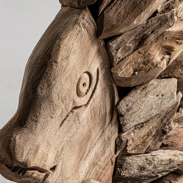 Statueta etnica lemn tec|Statuete decorative [2]