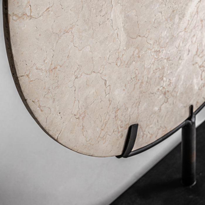 Statueta etnica marmura crem|Sculpturi decorative [2]