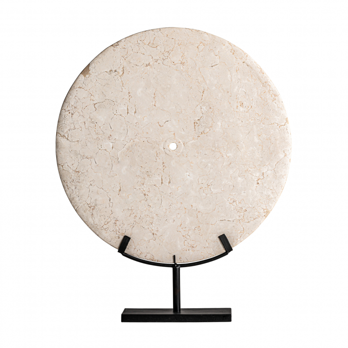 Statueta etnica marmura crem|Sculpturi decorative [1]