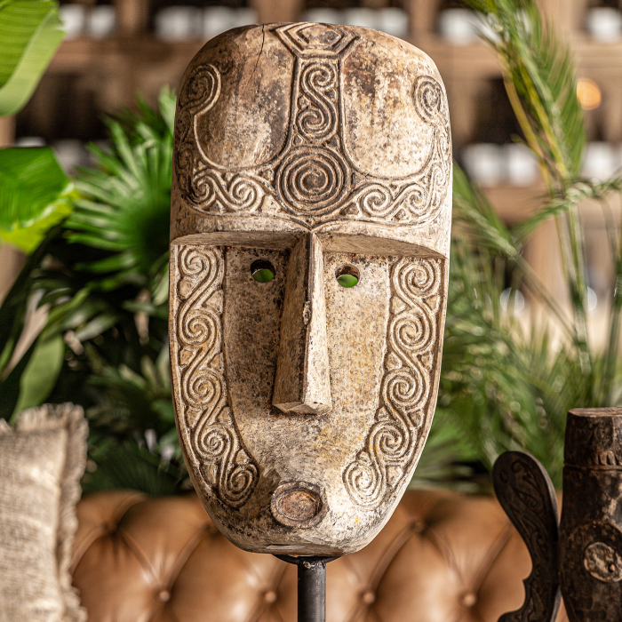 Statueta etnica lemn tropical|Statuete primitive autentice [5]