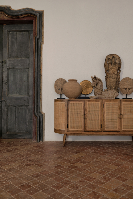 Statueta orientala unicat fier lemn|Decoratiuni etnice rare [4]