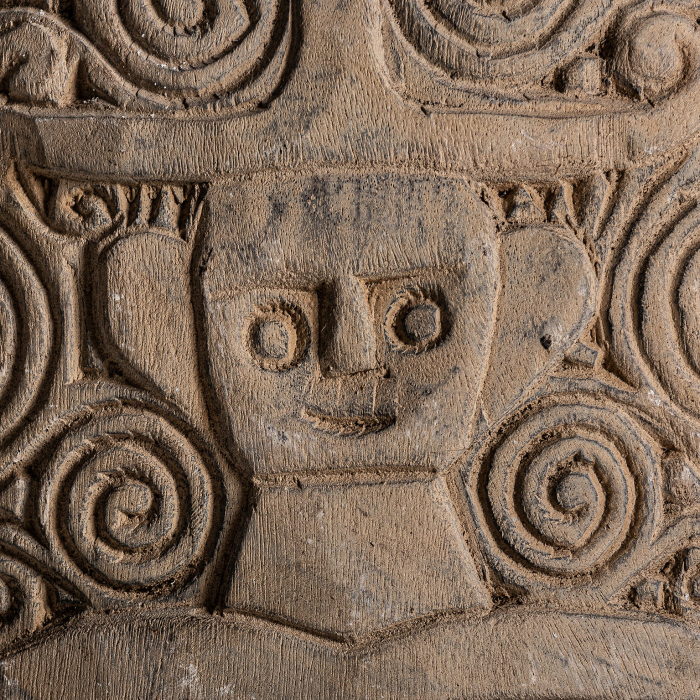 Statueta orientala unicat fier lemn|Decoratiuni etnice rare [2]