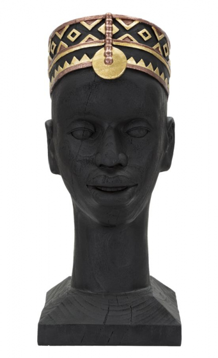 Statuie africana decorativa Barbat Masai  - CreativDeco.ro   [9]