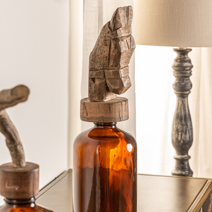 Sticla decorativa etnica cal burgundy|Sticle decorative unice [4]