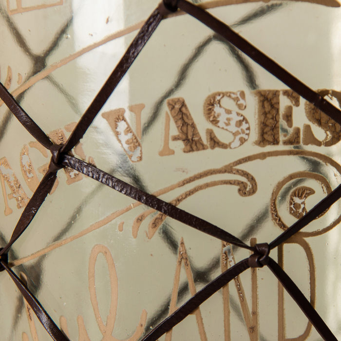 Sticla decorativa verde compacta|Sticle vintage autentice [2]