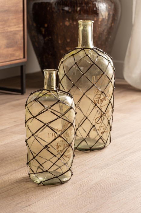 Sticla decorativa verde vintage|Sticle decorative retro [4]