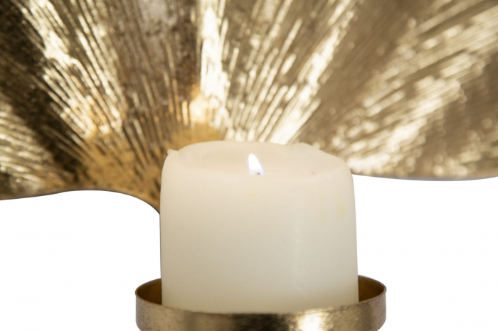 Aplica perete lumanari fier auriu | Iluminat decorativ CreativDeco [6]