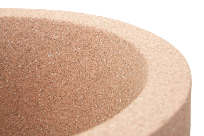 Suport vază exterior roșu din rășină cu design futurist Nui [4]