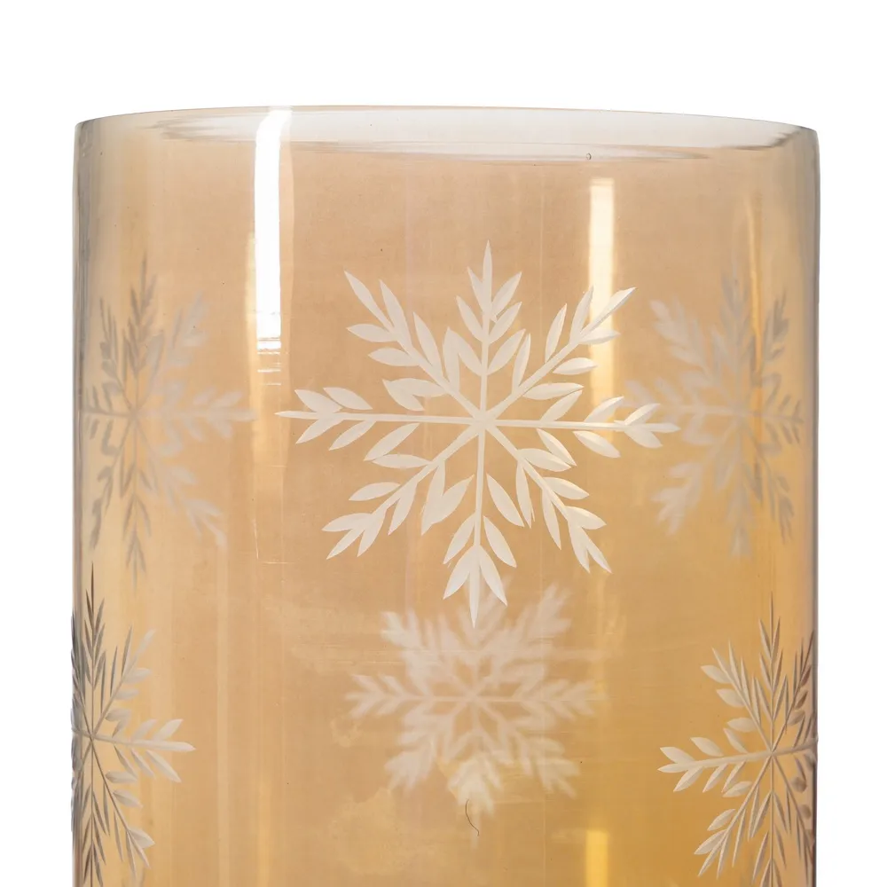 Suport de lumânări din cristal gravat fumuriu|creativdeco.ro [5]